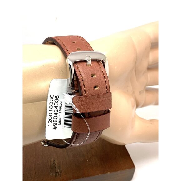 Shinola Men's Watch S0120018330 Runwell Quartz Gray Dial Brown Leather 47mm - Picture 11 of 15